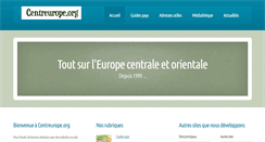 Desktop Screenshot of centreurope.org